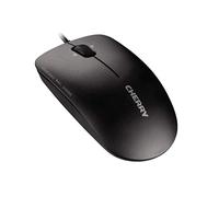 CHERRY MC 2000, Wired Mouse in Standard Size, Symmetrical Design for Right and Left-Handers, 3 Buttons, 1600 Dpi, Tilt Wheel, GS Approval, Black