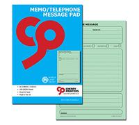 Cherry Memo Book/Telephone Message Pad A5 100 Coloured pages 80gsm (Green)