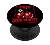 Cherry Motif Fruit Cherry Cheeky & Sweet Funny PopSockets Adhesive PopGrip