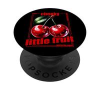 Cherry Motif Fruit Cherry Cheeky & Sweet Funny PopSockets Adhesive PopGrip