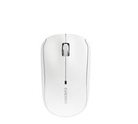 CHERRY MW 2200, Wireless Laptop Mouse, 2.4 GHz RF, Ambidextrous, 1300 dpi, Chrom