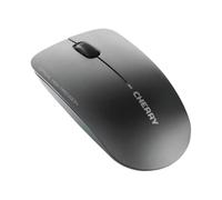 CHERRY MW 2400, Wireless Mouse, Symmetrical Design for Right- & Left-Handed Users, 2.4 GHz RF, Optical Sensor, GS Approval, Battery-Operated, Black