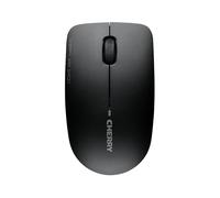 CHERRY MW 2400, Wireless Mouse, Symmetrical Design for Right- & Left-Handed Users, 2.4 GHz RF, Optical Sensor, GS Approval, Battery-Operated, Black