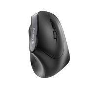 CHERRY MW 4500, Ergonomic Vertical Mouse for Right-Handers, Wireless (2.4 GHz RF), 3-Stage Adjustable Resolution up to 1200 Dpi, Battery-Powered, Black