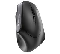 CHERRY MW 4500, Ergonomic Vertical Mouse for Right-Handers, Wireless (2.4 GHz RF), 3-Stage Adjustable Resolution up to 1200 Dpi, Battery-Powered, Black
