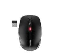 CHERRY MW 8C ADVANCED, Wireless Mouse, Bluetooth or 2.4 GHz RF Connection, 4-Stage Adjustable Resolution up to 3000 Dpi, Rechargeable, Black