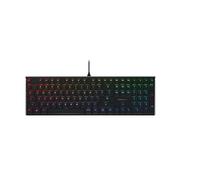 CHERRY MX 10.0N RGB, Flat Mechanical Gaming Keyboard, EU Layout (QWERTY), Wired, Original MX LOW PROFILE RGB SPEED Switches, Black