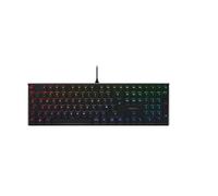 CHERRY MX 10.0N RGB, Flat Mechanical Gaming Keyboard, UK Layout (QWERTY), Wired, Original MX LOW PROFILE RGB SPEED Switches, Black