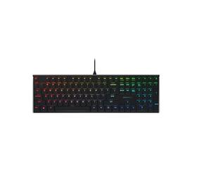 CHERRY MX 10.0N RGB, Flat Mechanical Gaming Keyboard, US Layout (QWERTY), Wired, Original CHERRY MX LOW PROFILE RGB SPEED Switches, Black