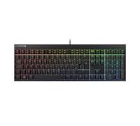 CHERRY MX 2.0S, Mechanical Gaming Keyboard with RGB Lighting, UK Layout (QWERTY), Wired, Designed in Germany, MX RED Switches, Black