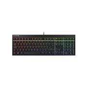 CHERRY MX 2.0S, Mechanical Gaming Keyboard with RGB Lighting, UK Layout (QWERTY), Wired, Designed in Germany, MX BROWN Switches, Black