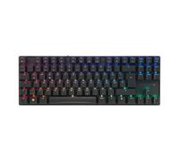 CHERRY MX 8.2 TKL Wireless, Cordless Gaming Keyboard without Numpad, German Layout (QWERTZ), Bluetooth, 2,4 GHz & Cable, MX2A RED Switches, Black