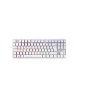 CHERRY MX 8.2 TKL Wireless, Wireless Mechanical Gaming Keyboard without Numeric Keypad, UK Layout (QWERTY), RGB Lighting, incl. Metal Transport Case, MX RED Switches, White