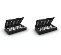 CHERRY MX BLACK CLEAR TOP Switch Kit, 23 Mechanical Keyboard Switches, for DIY, Hot-Swap or Gaming Keyboards, Linear Switch without Click, Powerful & Direct (Pack of 2)