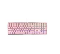 CHERRY MX BOARD 3.0 S, Mechanical Gaming Keyboard with Cable, EU Layout (QWERTY), Robust Aluminium Housing, RGB Lighting, MX BROWN Switches, Pink
