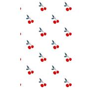 Cherry Notizbuch A5 liniert, 200 Seiten, 100 Blatt: Liniertes Notizbuch für Schule, Studium & Alltag - Modernes Gute-Laune-Design, perfekt für Ideen, Gedanken & Journaling