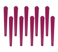 Cherry-on-Top King Size Cone Holder Air Tight Hard Plastic Tube Smoking Rolling Cig Tube, 10 Holder, Pink Pop Top
