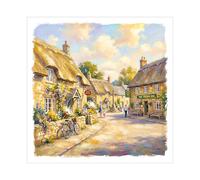 Cherry Orchard | Blank Greeting Card | Beautiful Countryside & Coastal Watercolour Art Design | Premium Quality Blank Card | Complete with Envelope (CB010)