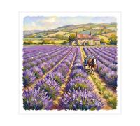 Cherry Orchard | Blank Greeting Card | Beautiful Countryside & Coastal Watercolour Art Design | Premium Quality Blank Card | Complete with Envelope (CB005)