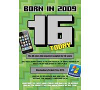 Cherry Orchard Born In 2009, 16th Milestone Birthday Card for boys,from The Down Memory Lane Range, Complete with Envelope