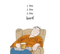Cherry Orchard Camilla & Rose Greeting Card - 1 Beer,2,3,... Snore! - Blank/Birthday Publishing (CR337)