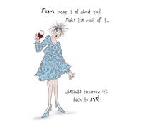 Cherry Orchard Camilla & Rose Greeting Card - Mum today is all about you! - Blank/Birthday Publishing (CR1009)