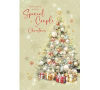 Cherry Orchard | Christmas Wishes to a Special Couple | Special Couple Christmas Card |Sparkling Christmas Tree & Gifts Design| Luxury Insert |Gold Foil Finish