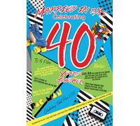 Cherry Orchard Congratulations on your 40th Wedding Anniversary Card, from The Down Memory Lane Range, Complete with Envelope