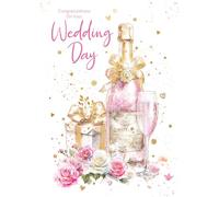 Cherry Orchard Congratulations On Your Wedding Card | New Mr & Mrs | Just Married | For Newlyweds Bride Groom Happy Couple | Complete with Envelope
