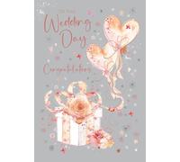 Cherry Orchard Congratulations Wedding Card | On Your Wedding Day Cards | Just Married | For Newlyweds Bride Groom Happy Couple
