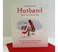 Cherry Orchard Fantastic Husband From Your Loving Wife Christmas Card