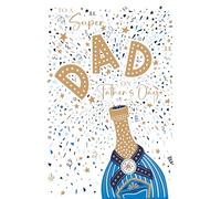 Cherry Orchard | Father's Day Card for Dad | To a Super Dad on Father's Day | Moden & Fun Champagne design| Luxury Insert | Complete with Envelope