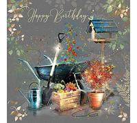 Cherry Orchard Gardening Grayson Male Luxury Birthday Gold Foil Finish and Gold Envelope - Quality Cards