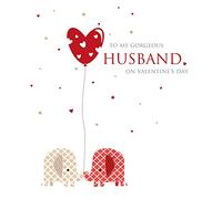 Cherry Orchard Gorgeous Husband 'Lucky Elephants' Valentine's Day Card