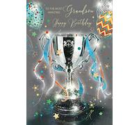 Cherry Orchard Grandson Birthday Card from the Grayson Range complete with Gold Envelope and Gold Foil Detailing …