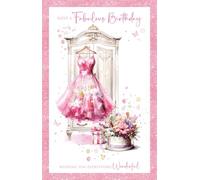 Cherry Orchard Ladies Happy Birthday Card, Fabulous Birthday, from Birthday Bliss range.