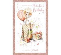 Cherry Orchard Ladies Happy Birthday Card, Fabulous Birthday - Time to celebrate, from Birthday Bliss range.
