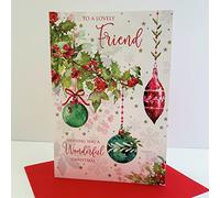 Cherry Orchard Lovely Friend Wonderful Christmas Card - Baubles