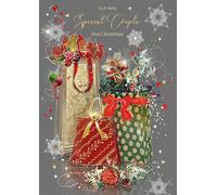 Cherry Orchard Luxury Christmas greeting card 'To a Very Special Couple' from Gorgeous Grace range, comes with Gold envelope.