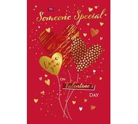 Cherry Orchard | Luxury Valentines Day Card| Somone Special on Valentines Day | Elegant Foil Hearts | Luxury Insert with Verse inside | Complete with Envelope