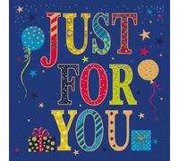 Cherry Orchard | Male Birthday Card | Birthday Card for Him | Colourful Design With Gold Foil & Embossed Finish | Complete with Envelope (BALLOONS)