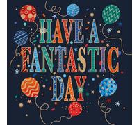 Cherry Orchard | Male Birthday Card | Birthday Card for Him | Colourful Design With Gold Foil & Embossed Finish | Complete with Envelope (BALOONS & STARS)