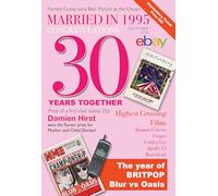 Cherry Orchard Married In 1995, 30th Wedding Anniversary Card, Pearl Anniversary card,from The Down Memory Lane Range, Complete with Envelope