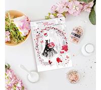 Cherry Orchard - Mother's Day Card - Just For You Mum - Lady Picking Red Flowers- Foil Finished