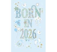 Cherry Orchard | New Baby Boy Card - BORN IN 2026 | Baby Boy Congratulations | Cute Design with Embossing & Gold Foil Finish | Luxury Insert with Sentimental Verse - Complete with Envelope