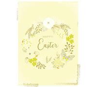 Cherry Orchard Pretty Wreath Easter Card