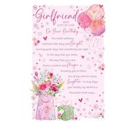 Cherry Orchard | Sentimental Girlfriend Birthday Card | Beautiful Birthday Card for Girlfriend | Floral Design with Thoughtful Verse | Luxury Insert | Complete with envelope