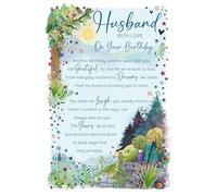 Cherry Orchard | Sentimental Husband Birthday Card | Premium Birthday card for Husband | Artistic Nature Inspired Design & Meaningful Verse | Luxury Insert | Complete with Envelope