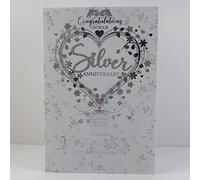 Cherry Orchard Silver Anniversary 25 Years Anniversary Card