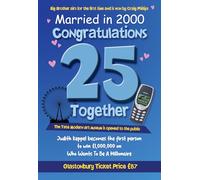 Cherry Orchard Silver Anniversary, Married in 2000, 25th Wedding Anniversary Card,from The Down Memory Lane Range, Complete with Envelope